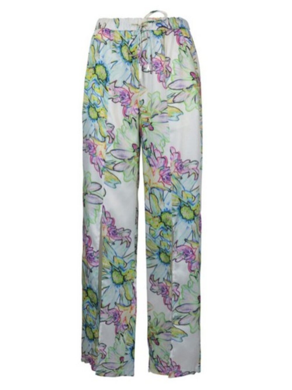 Patrizia Pepe Floral Print Palazzo Trousers